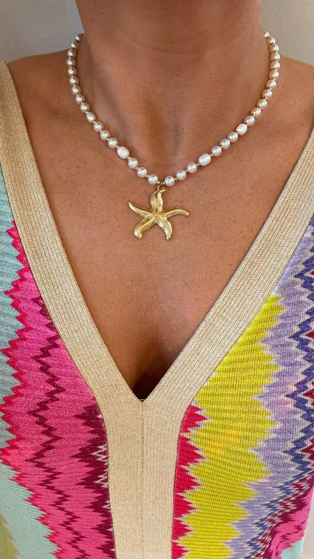 SANDY STARFISH NECKLACE Jewellery & Accessories Coco Boutique 