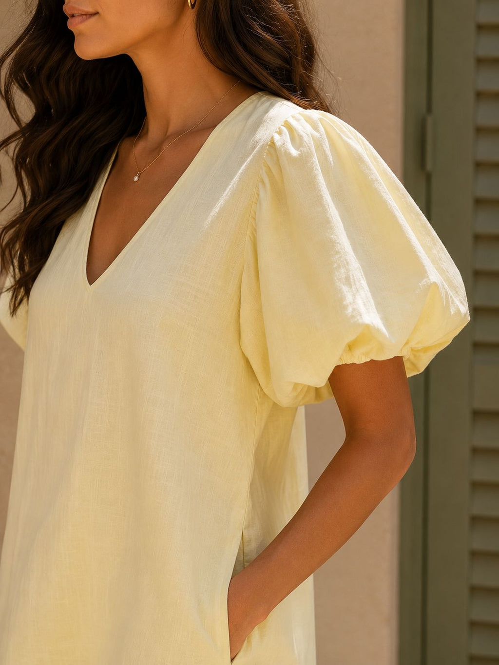 THE CAPRI LEMON DRESS Dresses Neline 
