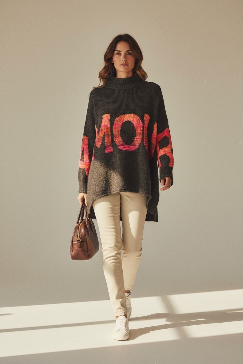 THE AMOUR KNIT - DARK BROWN Knitwear Gigi Lu 