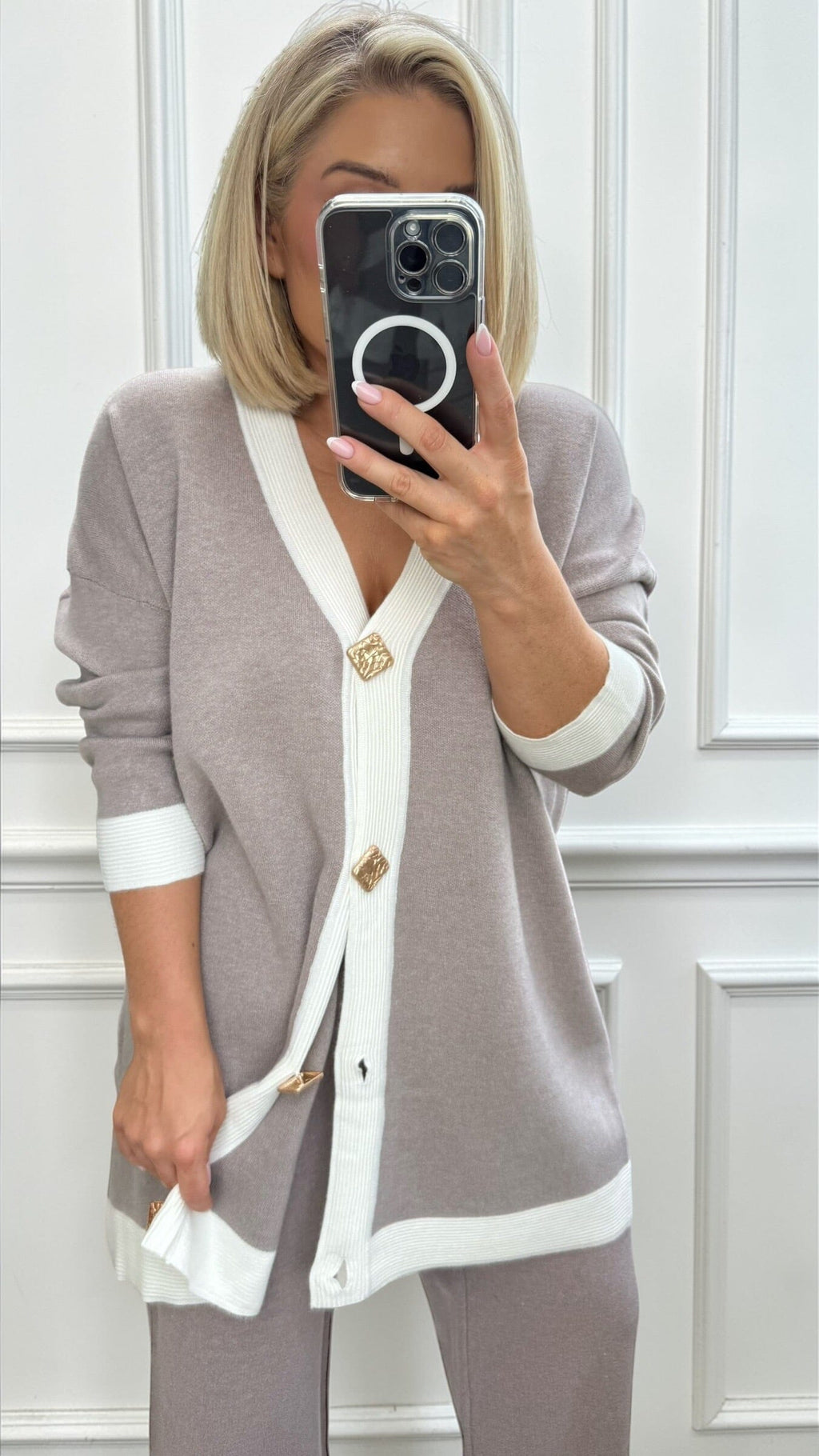 THE VERONA CO-ORD - TAUPE Co-ord set Goldie S 