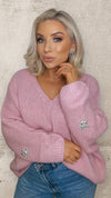 THE STARLIGHT KNIT - BABY PINK Knitwear Gigi Lu 