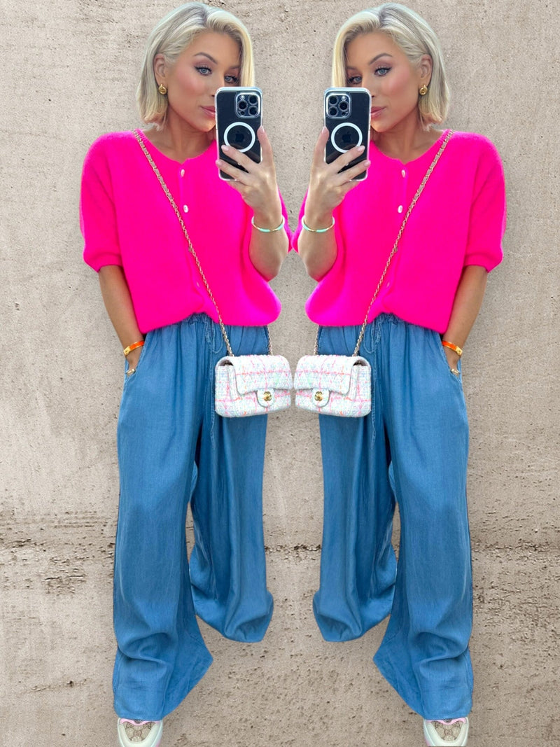 HOT PINK HAZE KNIT Tops & Jumpers CG Luxe 
