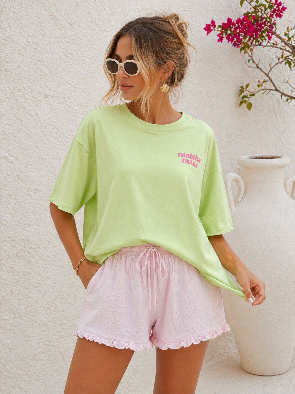 THE MATCHA MUSE TEE - MATCHA Coats & Blazers Avril Vin 