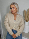 THE ESSIE CARDIGAN - OATMEAL Knitwear Mayeli 