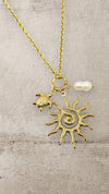 THE SOLANA SUN NECKLACE Jewellery & Accessories Coco Boutique 