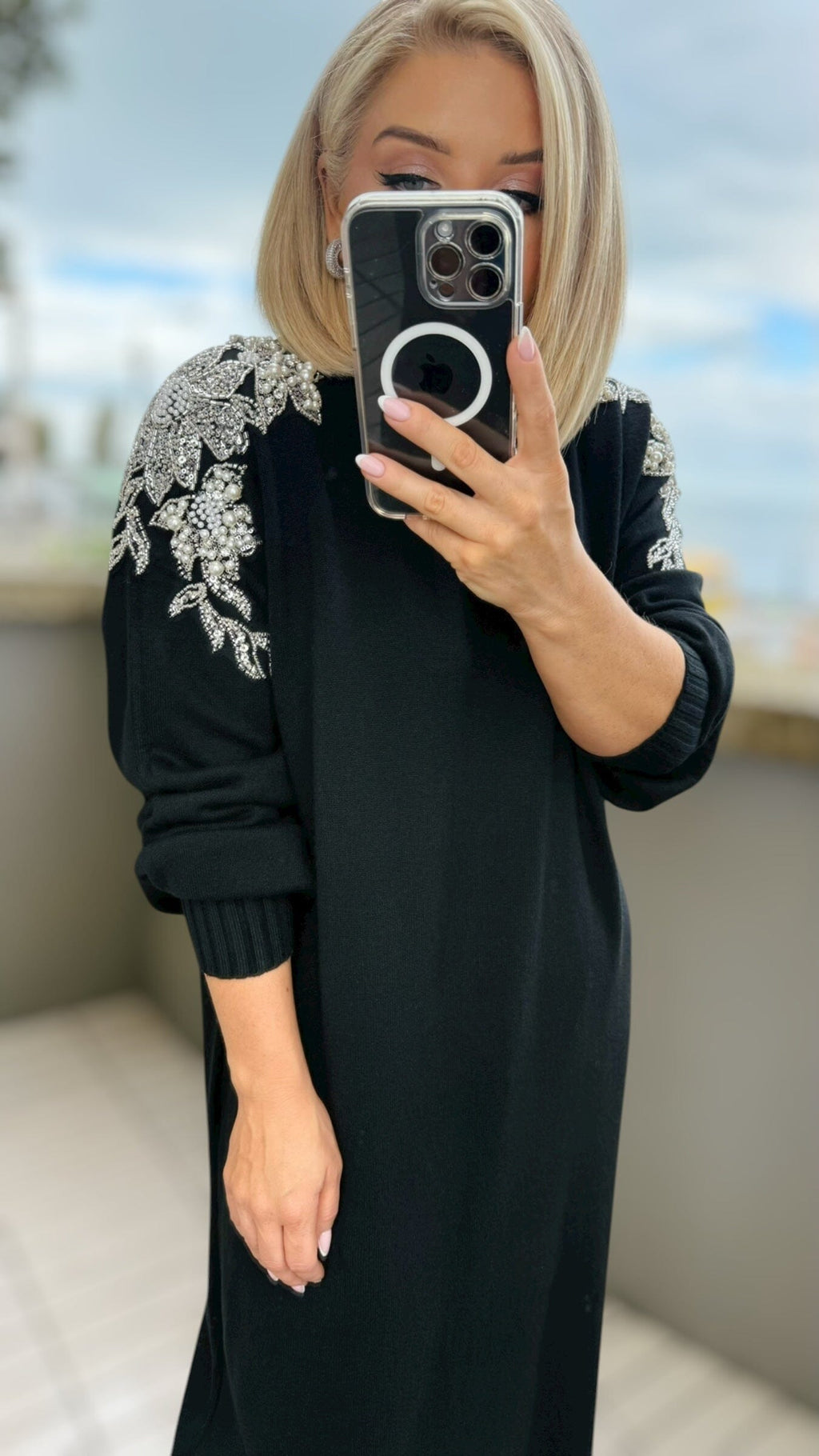 THE AMARA MAXI DRESS - BLACK Dresses White Piece 