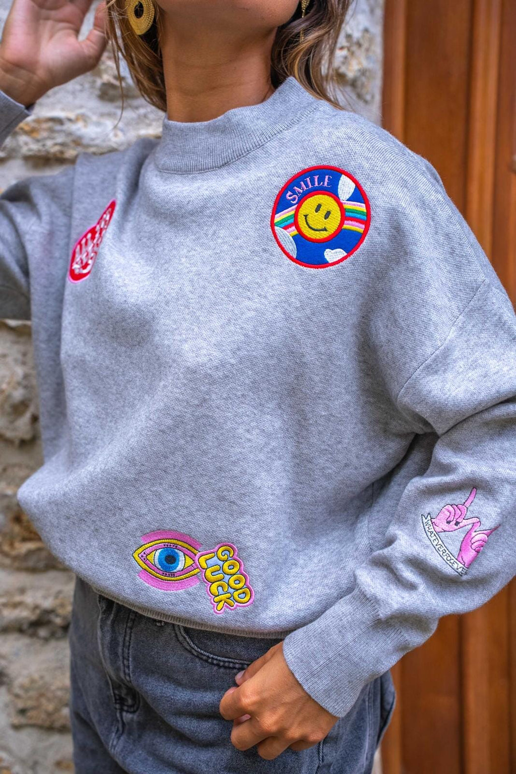 LUCKY VIBES SWEATSHIRT Sweatshirt Goldie S 