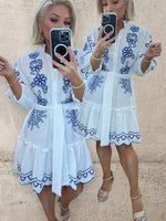 SANTORINI BREEZE SHIRT DRESS Dresses Noeline 