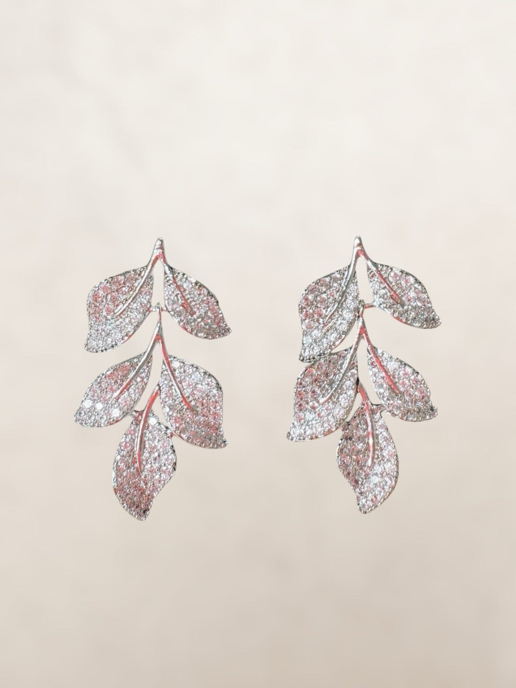 THE ROSÉ LEAF CASCADES - SILVER Jewellery & Accessories Coco Jewellery 