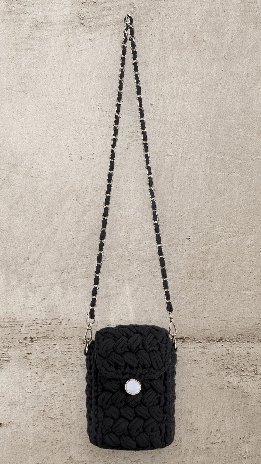 SAVANNAH – CROCHET BAG Jewellery & Accessories Auren Black 