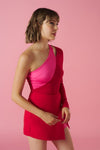 CLEO BODYSUIT - RED & PINK Knitwear Minueto 