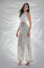 LEAH SNAKE PRINT WIDE LEG PANTS Bottoms, Jeans & Skirts Coco Boutique 