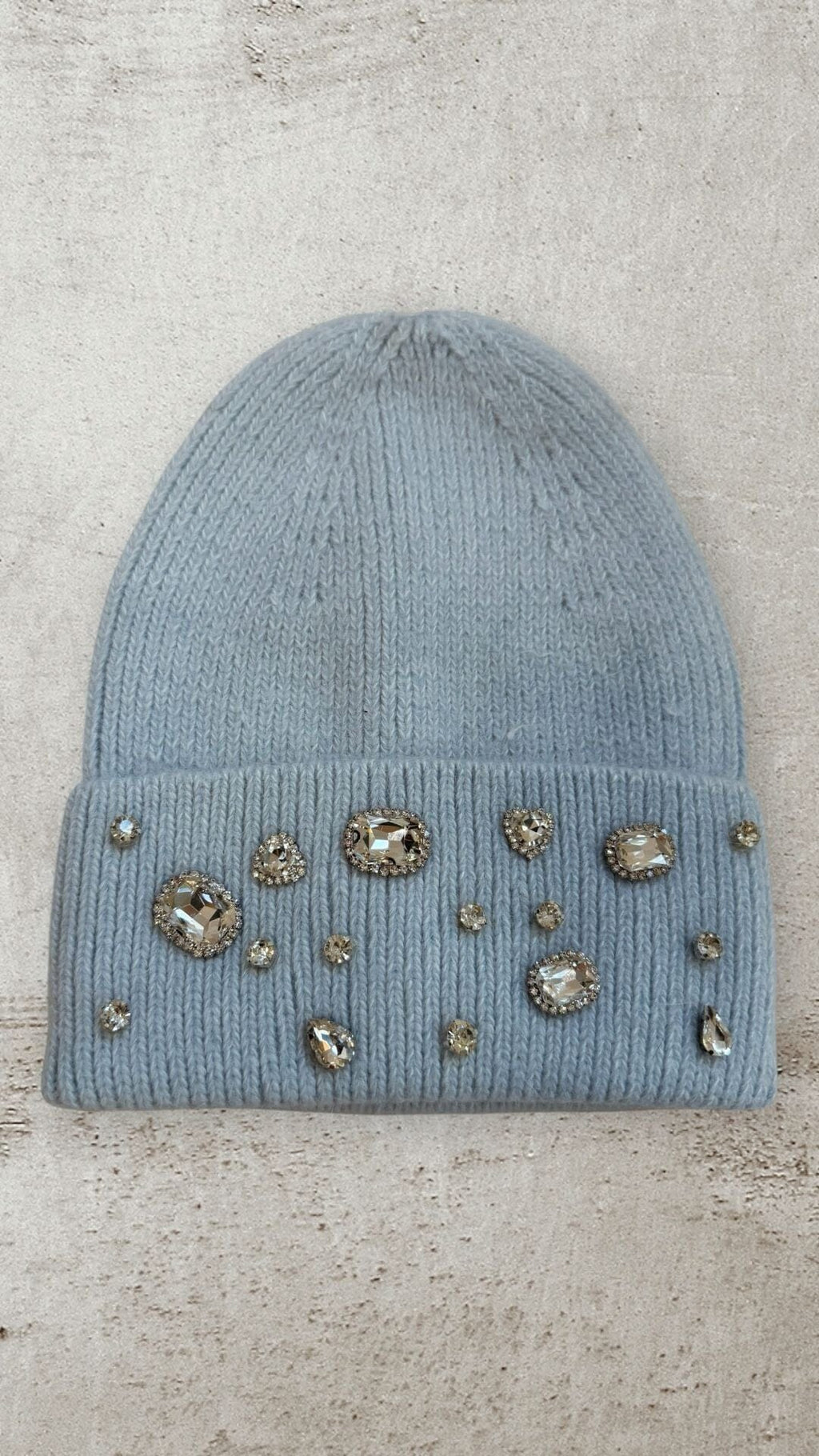 THE LUXE GEM BEANIE - WINTER SKY Hat Sweet Eme 