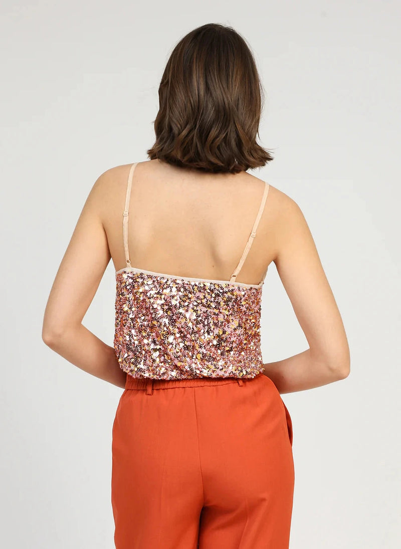 ELLA ELEGANT SEQUIN TOP Tops & Jumpers Agnes 