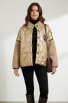 ANYA PADDED GOLD JACKET Coats & Blazers Avril Vin 
