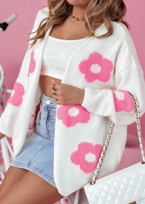 BLOSSOM BREEZE KNIT CARDIGAN Knitwear Coco Boutique 