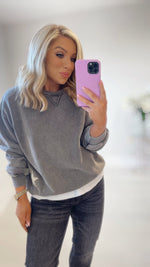 BAILEY SWEATSHIRT - VINTAGE GREY Sweatshirt April Vintage 