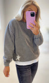 BAILEY SWEATSHIRT - VINTAGE GREY Sweatshirt April Vintage 