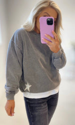 BAILEY SWEATSHIRT - VINTAGE GREY Sweatshirt April Vintage 