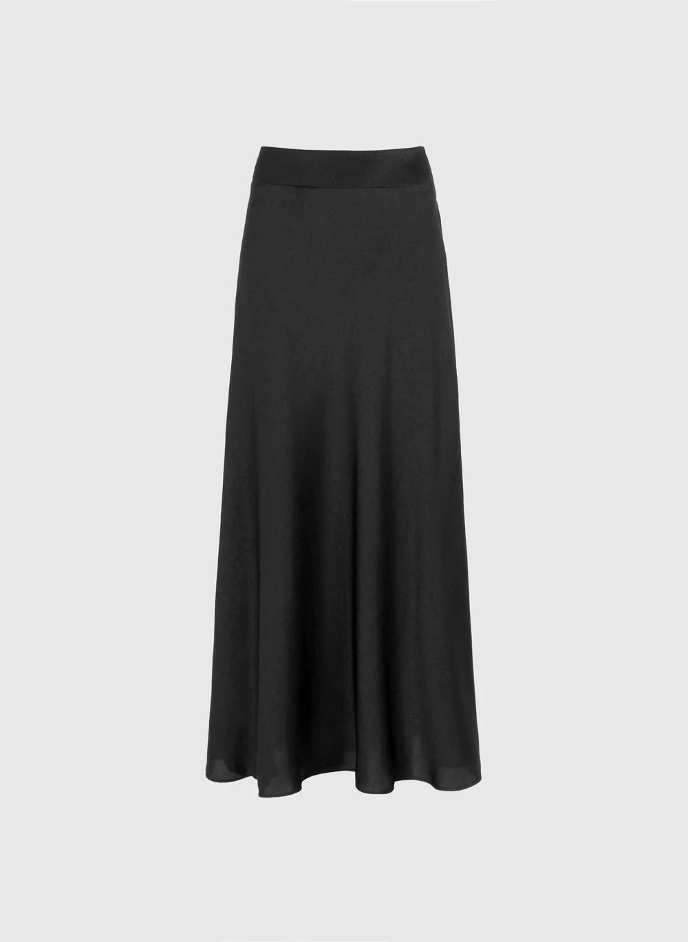 HELENA MODERN FLARE MIDI SKIRT - BLACK Bottoms, Jeans & Skirts Agnes 