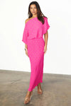 ASPEN PLISSE DRESS - PINK Never Fully Dressed 