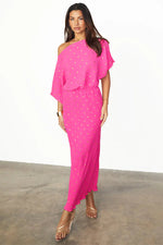 ASPEN PLISSE DRESS - PINK Never Fully Dressed 
