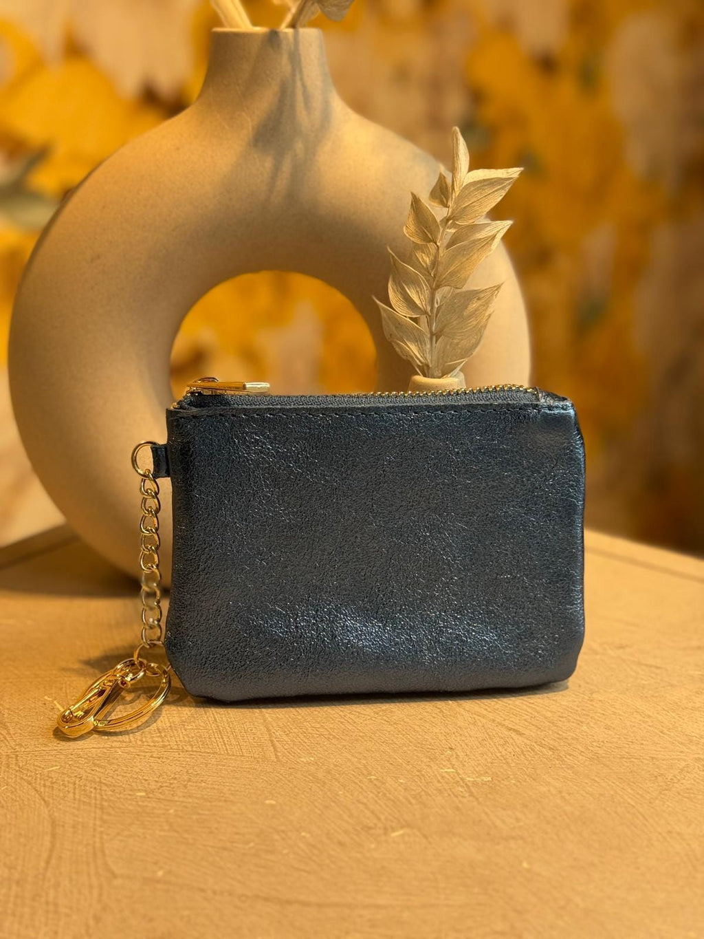 NOVA METALLIC LEATHER PURSE Jewellery & Accessories Aurenna 