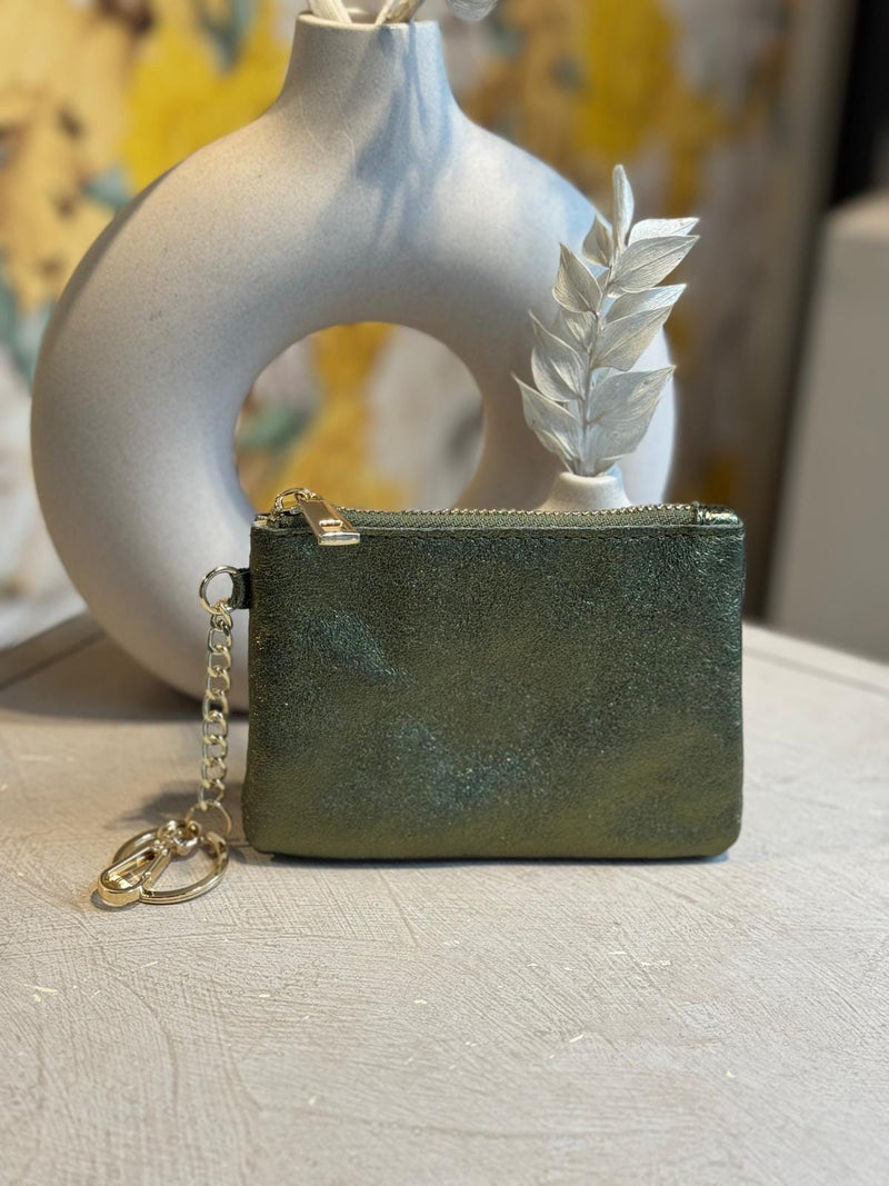 NOVA METALLIC LEATHER PURSE Jewellery & Accessories Aurenna 