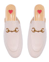 THE LEATHER SLIDER IN PARISIAN CREMÉ Shoes & Slippers Privè - Slider 