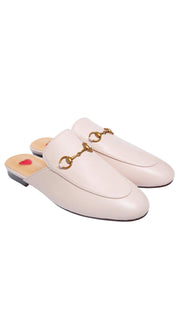 THE LEATHER SLIDER IN PARISIAN CREMÉ Shoes & Slippers Privè - Slider