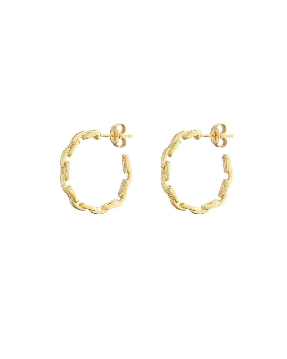 MARY K - GOLD LINK HOPP EARRINGS Jewellery & Accessories Mary K Jewellery 