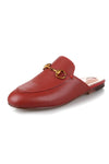 THE LEATHER SLIDER IN RED Shoes & Slippers Privè - Slider 