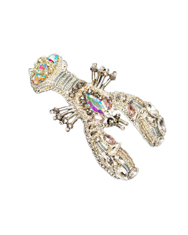 CRYSTAL BROOCH - VARIOUS STYLES Jewellery & Accessories China - Accessories Silver Lobster 